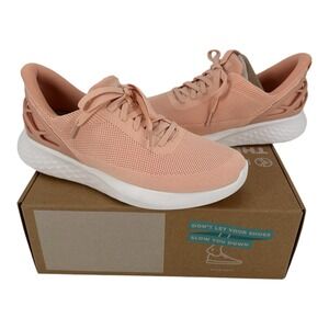 Kizik Athens Shoes‎ Womens Size 11.5 Peaches N'Cream Pink Slip-On/Tie Shoes